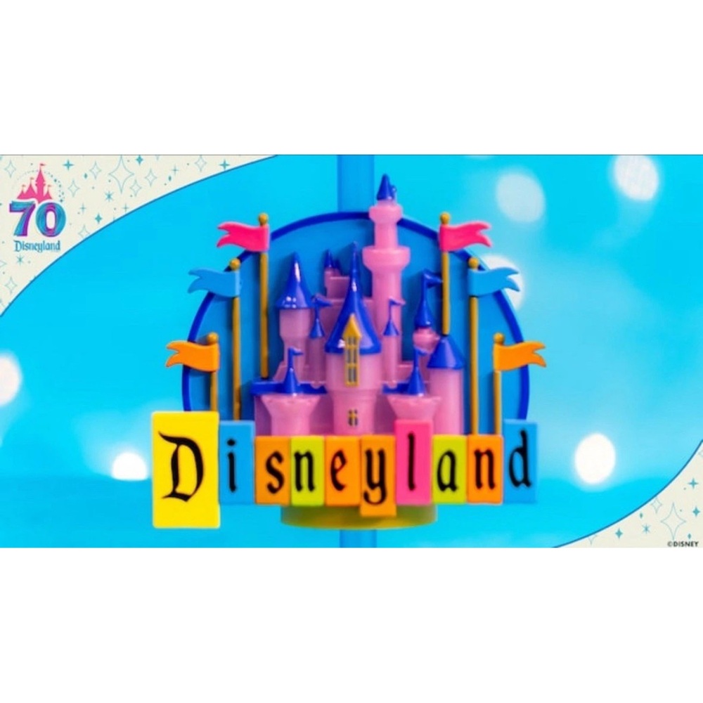 Disney 2025 70th Anniversary Iconic marquee light up bottle topper New in Bag